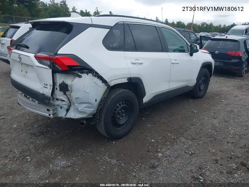 2021 TOYOTA RAV 4 VIN 2T3G1RFV1MW180612 — фото 4