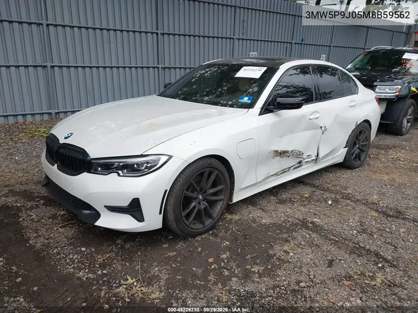 2021 BMW 3ER VIN 3MW5P9J05M8B59562 — фото 2