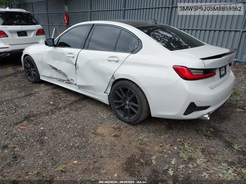 2021 BMW 3ER VIN 3MW5P9J05M8B59562 — фото 3