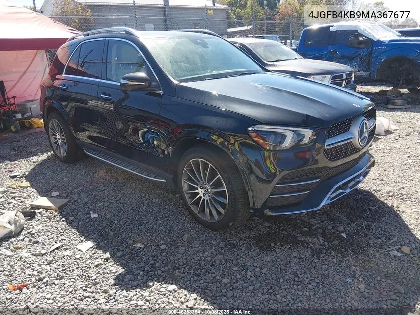 MERCEDES GLE 2021, VIN 4JGFB4KB9MA367677
