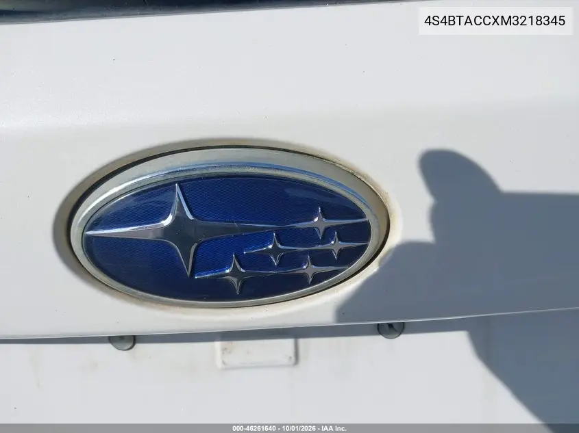 2021 SUBARU OUTBACK VIN 4S4BTACCXM3218345 — фото 6