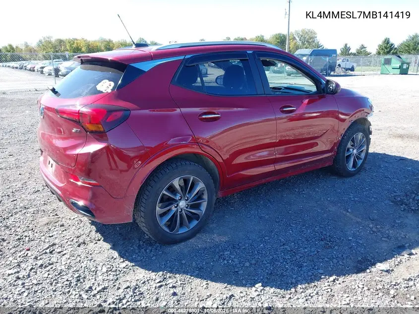 2021 BUICK ENCORE GX VIN KL4MMESL7MB141419 — фото 4