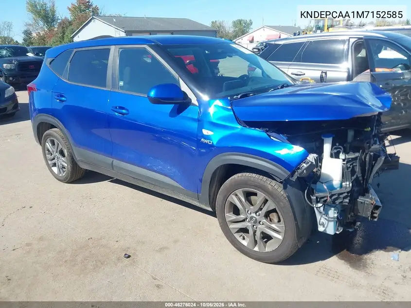 KIA SELTOS 2021, VIN KNDEPCAA1M7152585
