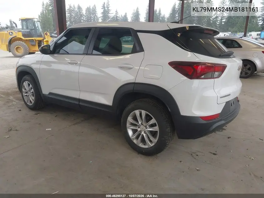 2021 CHEVROLET TRAILBLAZER VIN KL79MMS24MB181161 — фото 3