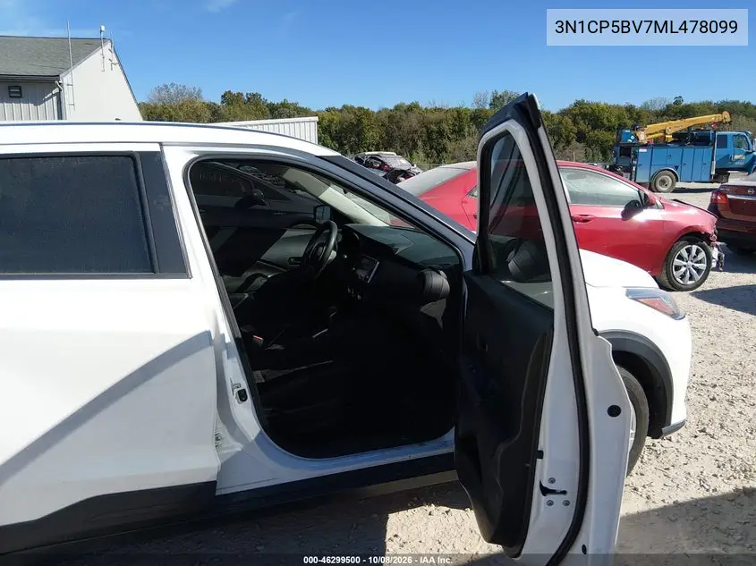 2021 NISSAN KICKS VIN 3N1CP5BV7ML478099 — фото 5