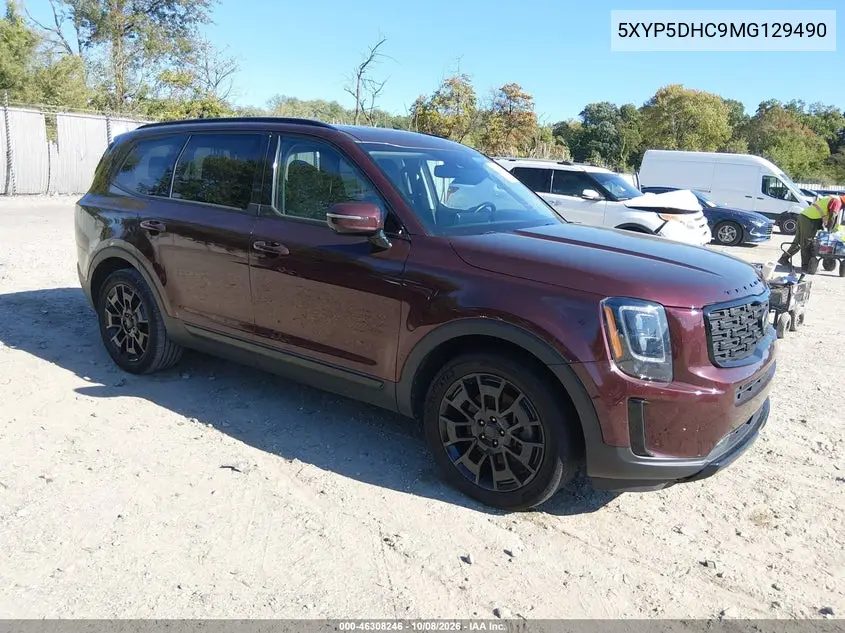 KIA TELLURIDE 2021, VIN 5XYP5DHC9MG129490