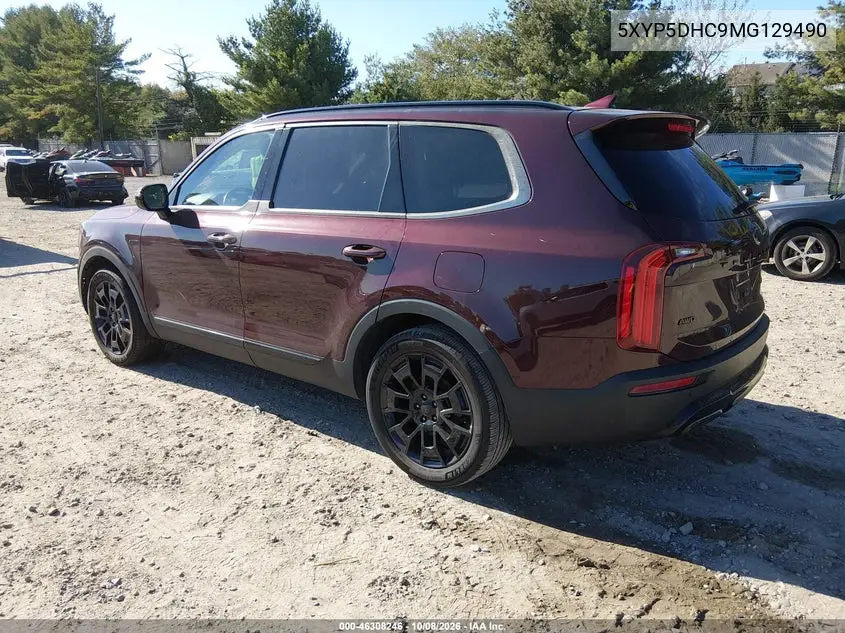2021 KIA TELLURIDE VIN 5XYP5DHC9MG129490 — фото 3