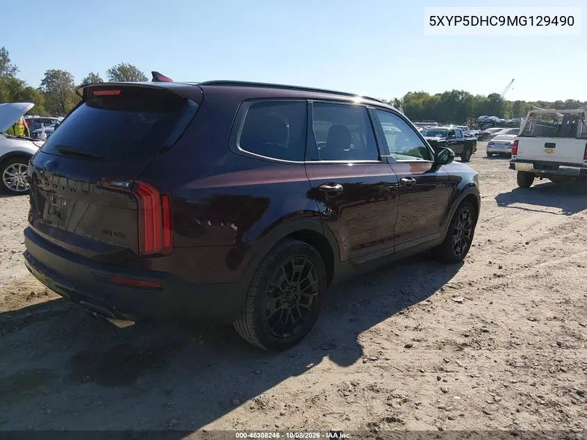 2021 KIA TELLURIDE VIN 5XYP5DHC9MG129490 — фото 4