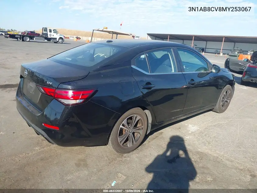 2021 NISSAN SENTRA VIN 3N1AB8CV8MY253067 — фото 4