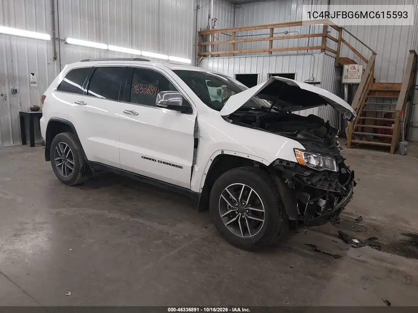 JEEP GRAND CHEROKEE 2021, VIN 1C4RJFBG6MC615593