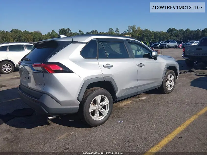 2021 TOYOTA RAV 4 VIN 2T3W1RFV1MC121167 — фото 4