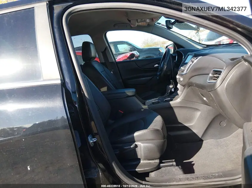 2021 CHEVROLET EQUINOX VIN 3GNAXUEV7ML342377 — фото 5