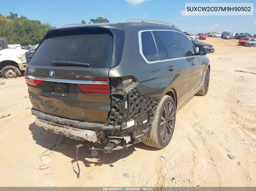 2021 BMW X7 VIN 5UXCW2C07M9H90502 — фото 4