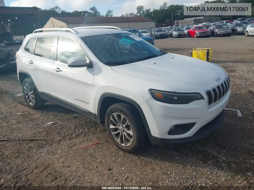 JEEP CHEROKEE 2021, VIN 1C4PJLMX8MD170061