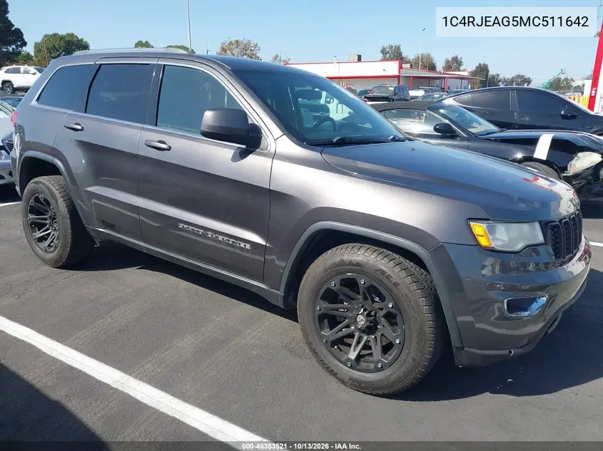 JEEP GRAND CHEROKEE 2021, VIN 1C4RJEAG5MC511642