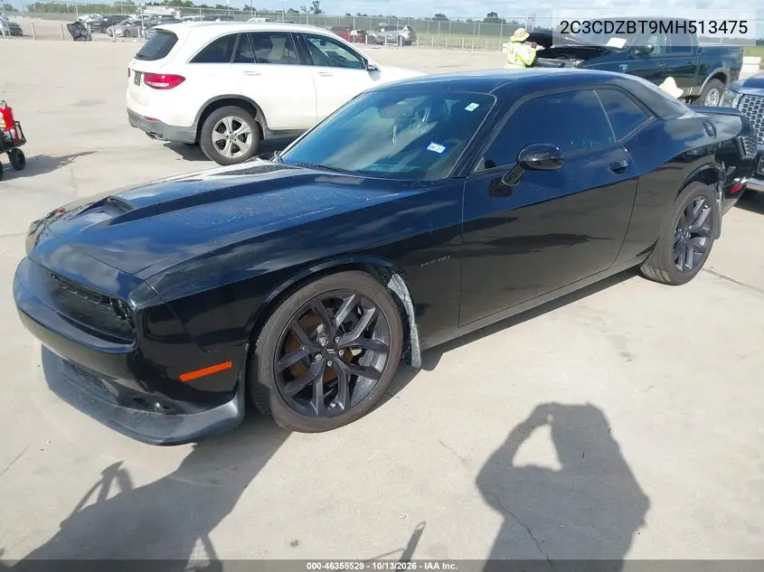 2021 DODGE CHALLENGER VIN 2C3CDZBT9MH513475 — фото 2