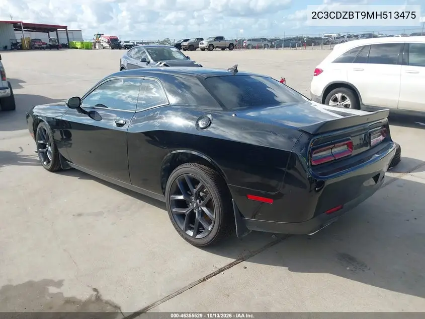 2021 DODGE CHALLENGER VIN 2C3CDZBT9MH513475 — фото 3