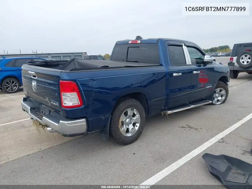 2021 RAM 1500 VIN 1C6SRFBT2MN777899 — фото 4