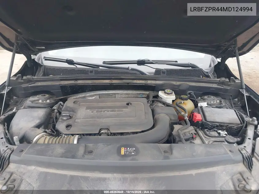 2021 BUICK ENVISION VIN LRBFZPR44MD124994 — фото 10