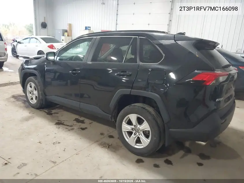 2021 TOYOTA RAV 4 VIN 2T3P1RFV7MC166098 — фото 3