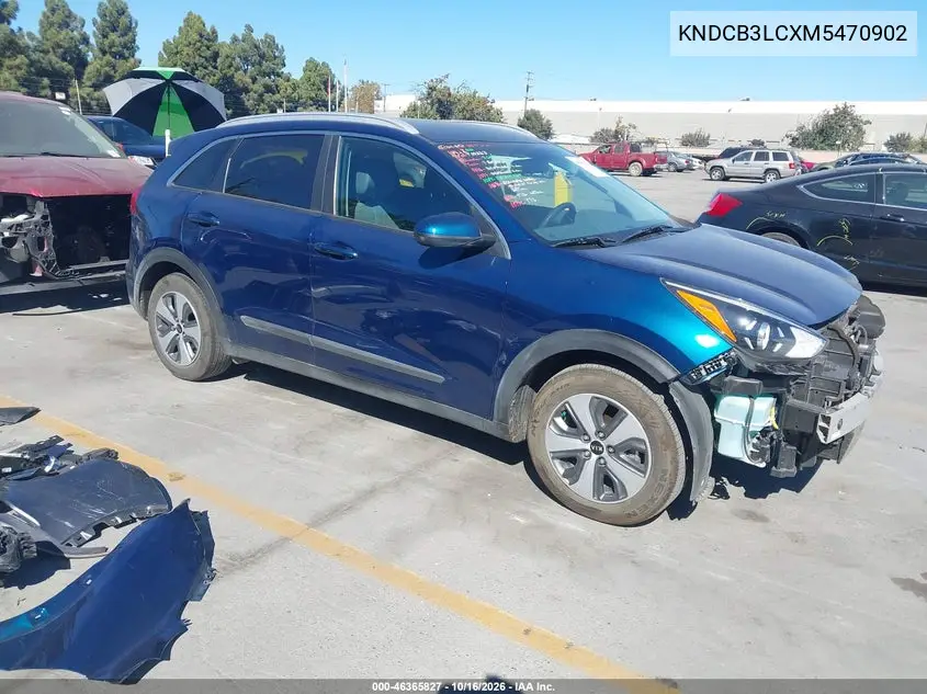 KIA NIRO 2021, VIN KNDCB3LCXM5470902