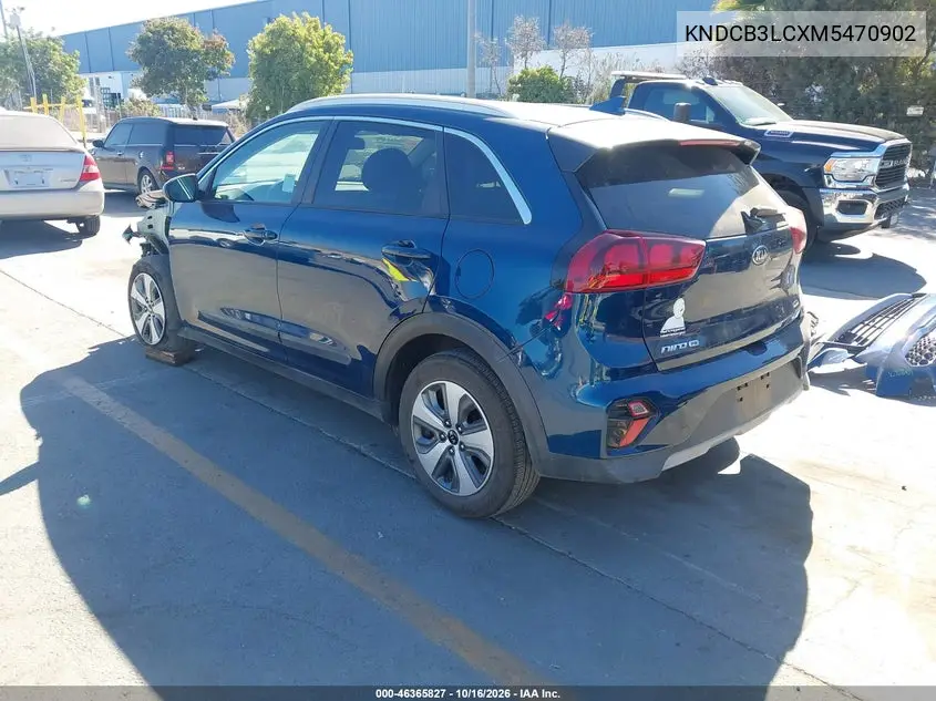 2021 KIA NIRO VIN KNDCB3LCXM5470902 — фото 3