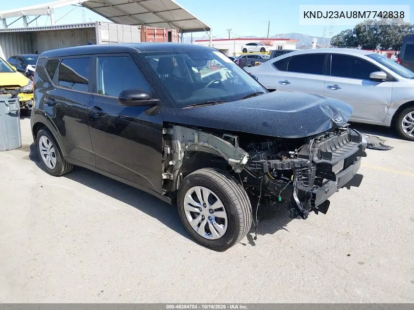 KIA SOUL 2021, VIN KNDJ23AU8M7742838