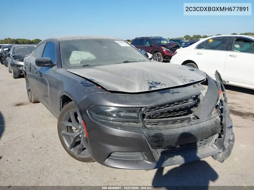 DODGE CHARGER 2021, VIN 2C3CDXBGXMH677891