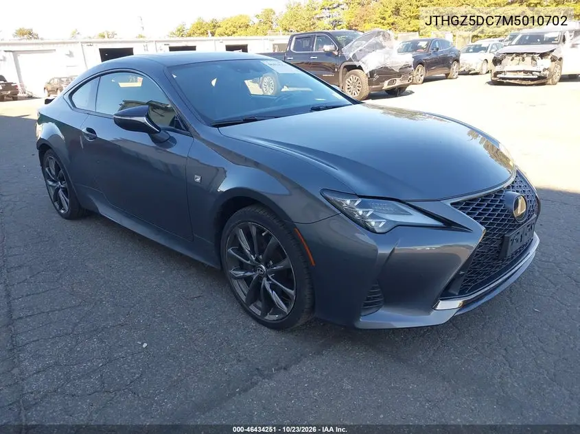 LEXUS RC 2021, VIN JTHGZ5DC7M5010702