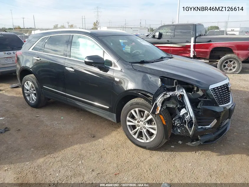 CADILLAC XT5 2021, VIN 1GYKNBR46MZ126614