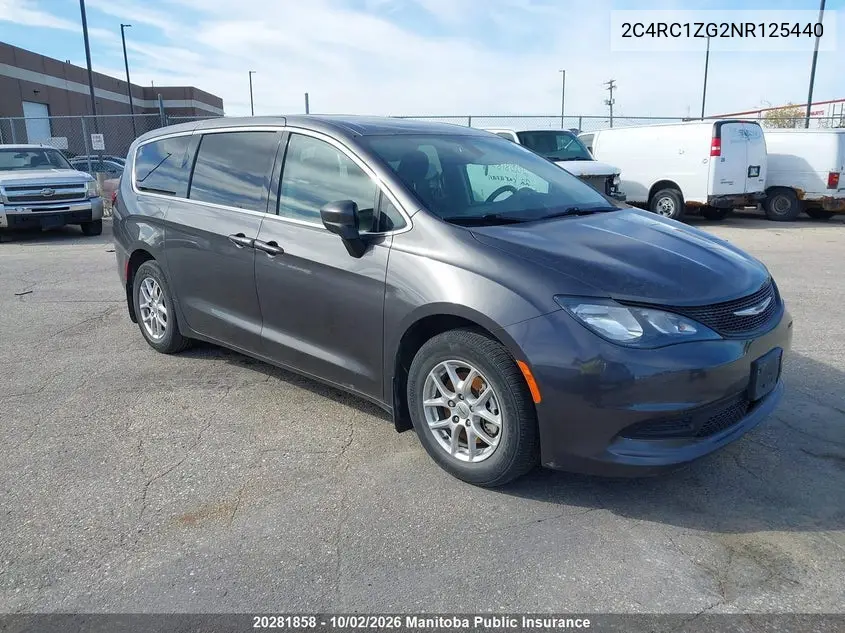CHRYSLER GRAND CARAVAN 2022, VIN 2C4RC1ZG2NR125440