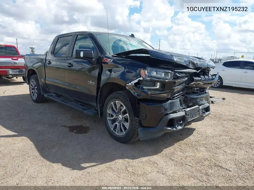 CHEVROLET SILVERADO 2022, VIN 1GCUYEETXNZ195232