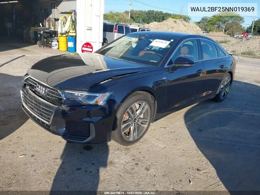 2022 AUDI A6 VIN WAUL2BF25NN019369 — фото 2
