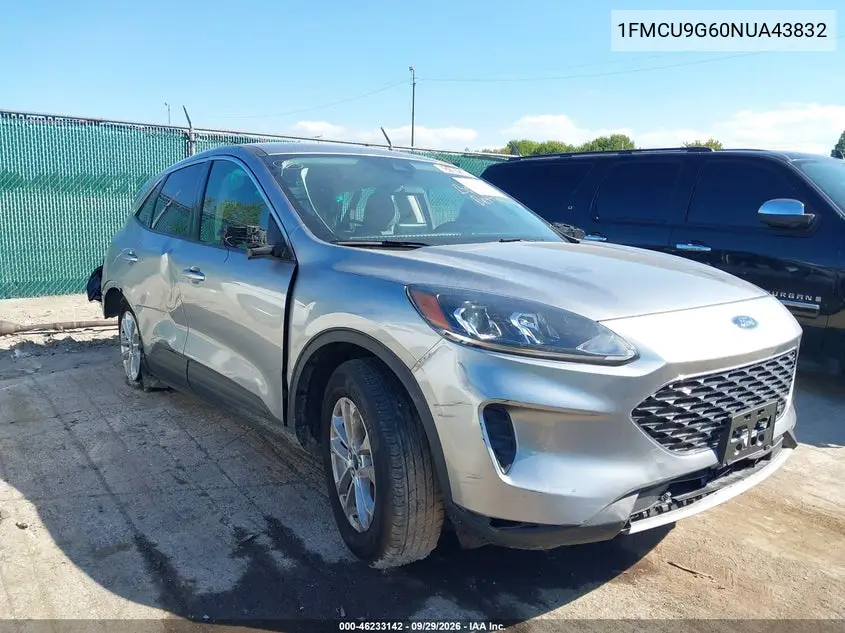 FORD ESCAPE 2022, VIN 1FMCU9G60NUA43832
