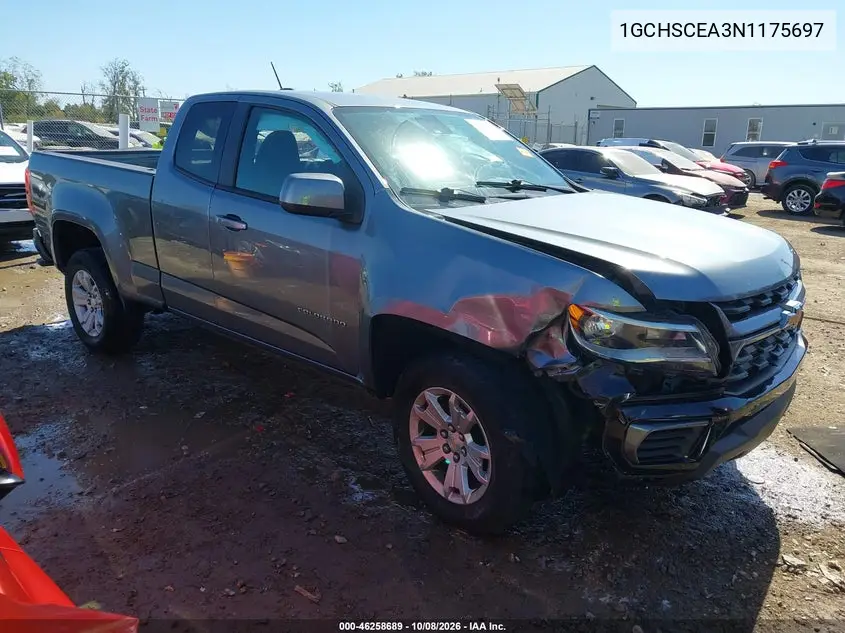 CHEVROLET COLORADO 2022, VIN 1GCHSCEA3N1175697