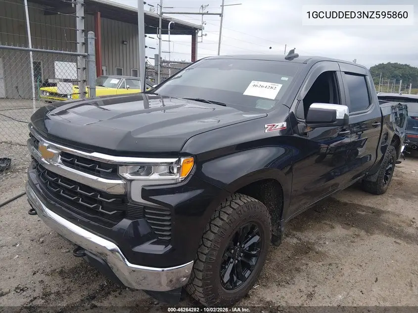 2022 CHEVROLET SILVERADO VIN 1GCUDDED3NZ595860 — фото 2