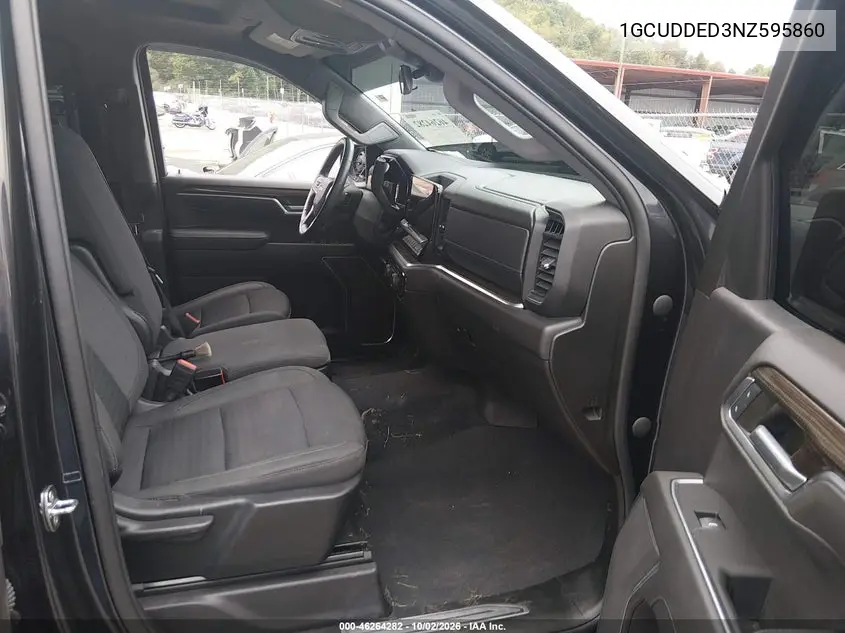 2022 CHEVROLET SILVERADO VIN 1GCUDDED3NZ595860 — фото 5