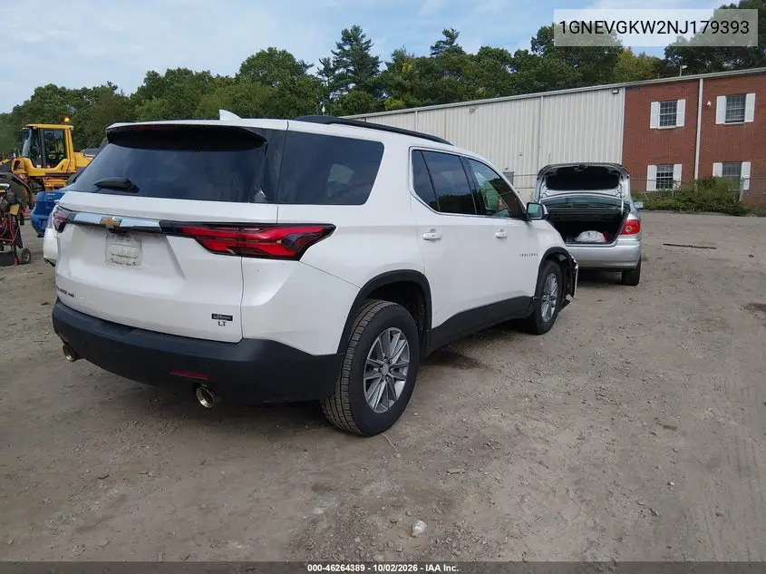 2022 CHEVROLET TRAVERSE VIN 1GNEVGKW2NJ179393 — фото 4