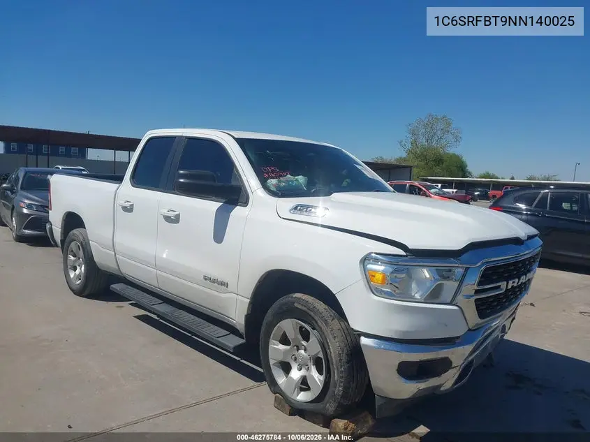 RAM 1500 2022, VIN 1C6SRFBT9NN140025