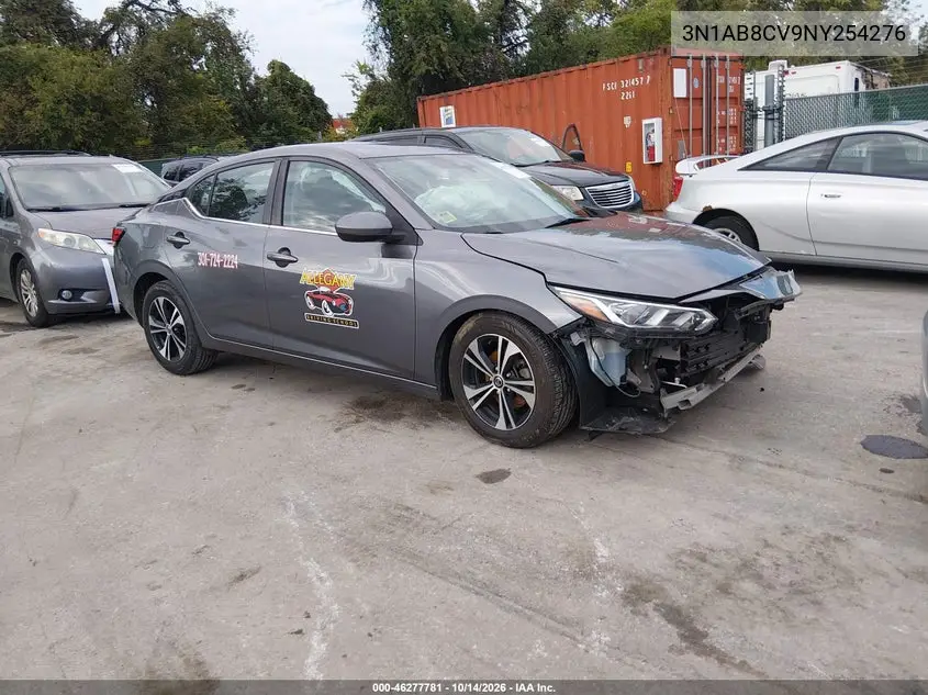 NISSAN SENTRA 2022, VIN 3N1AB8CV9NY254276