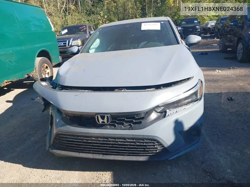 2022 HONDA CIVIC VIN 19XFL1H8XNE024368 — фото 12