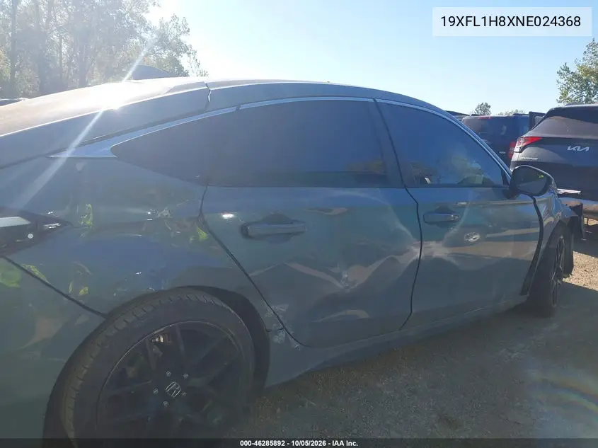 2022 HONDA CIVIC VIN 19XFL1H8XNE024368 — фото 13