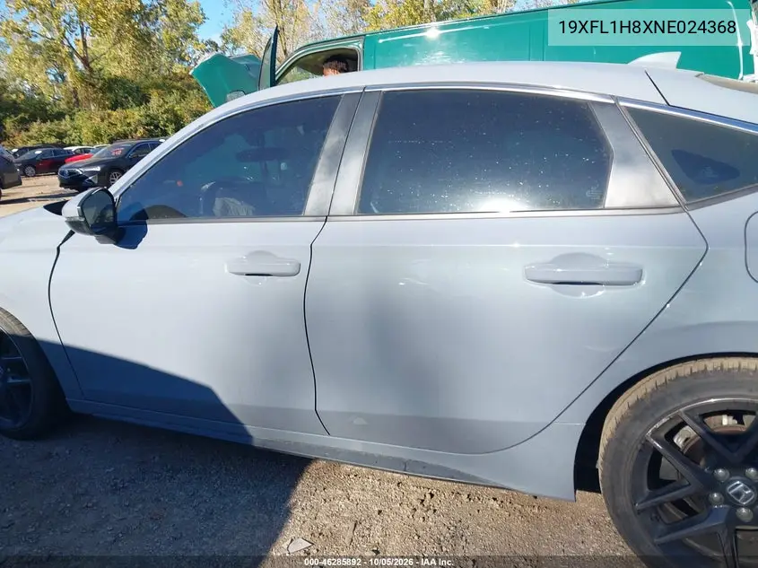 2022 HONDA CIVIC VIN 19XFL1H8XNE024368 — фото 14