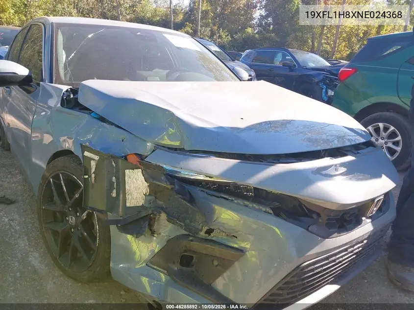 2022 HONDA CIVIC VIN 19XFL1H8XNE024368 — фото 6