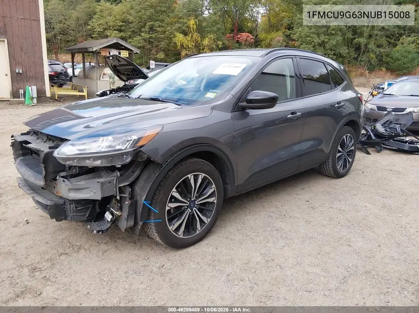 2022 FORD ESCAPE VIN 1FMCU9G63NUB15008 — фото 2