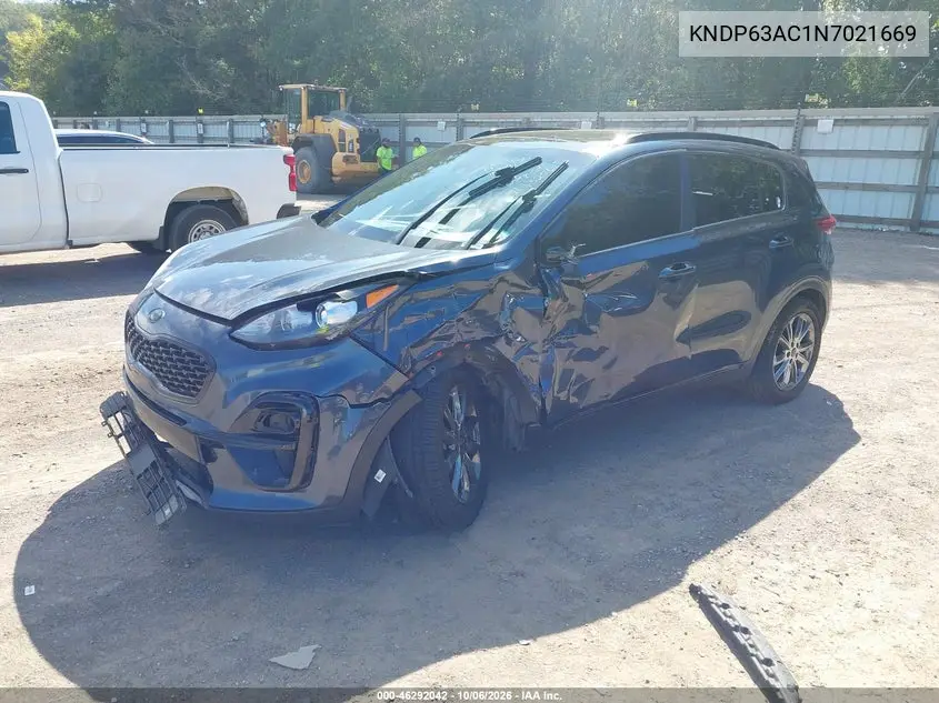 2022 KIA SPORTAGE VIN KNDP63AC1N7021669 — фото 2