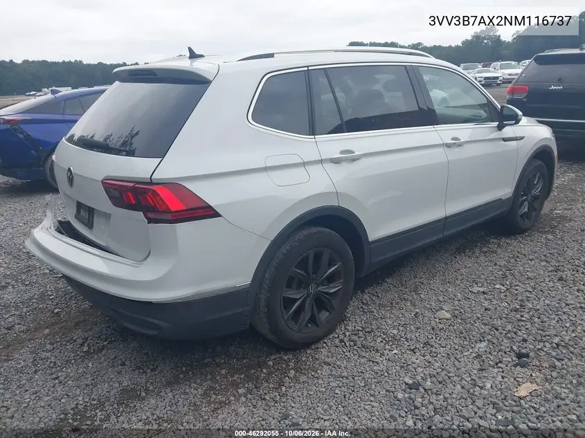 2022 VOLKSWAGEN TIGUAN VIN 3VV3B7AX2NM116737 — фото 4