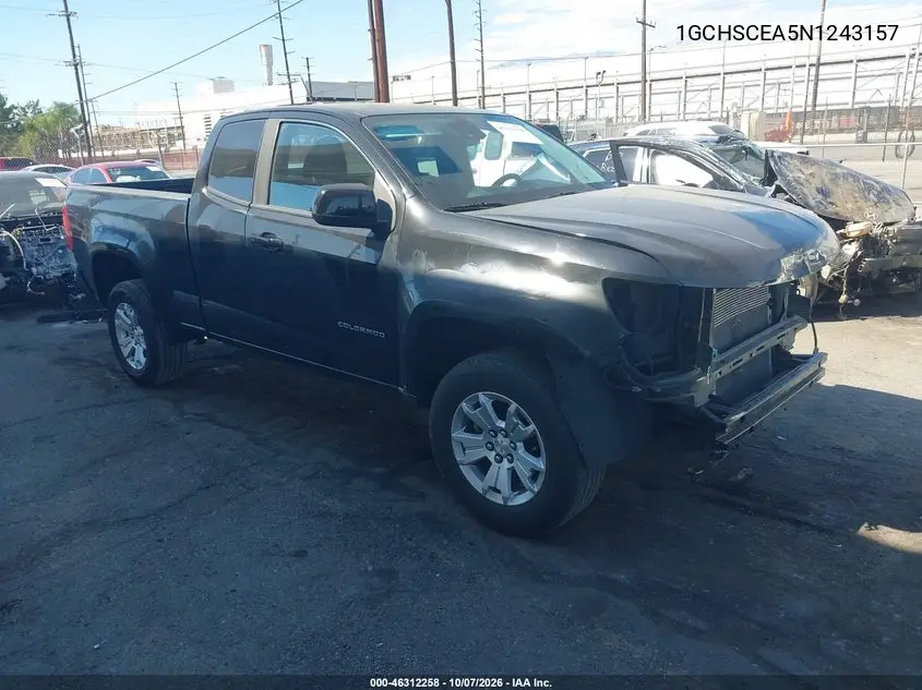CHEVROLET COLORADO 2022, VIN 1GCHSCEA5N1243157