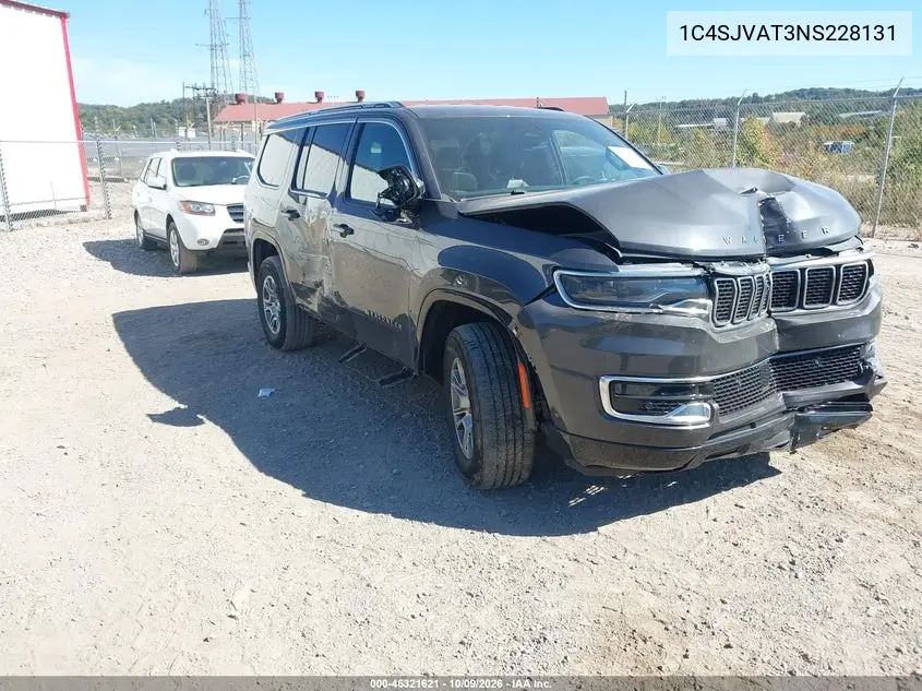 JEEP WAGONEER 2022, VIN 1C4SJVAT3NS228131