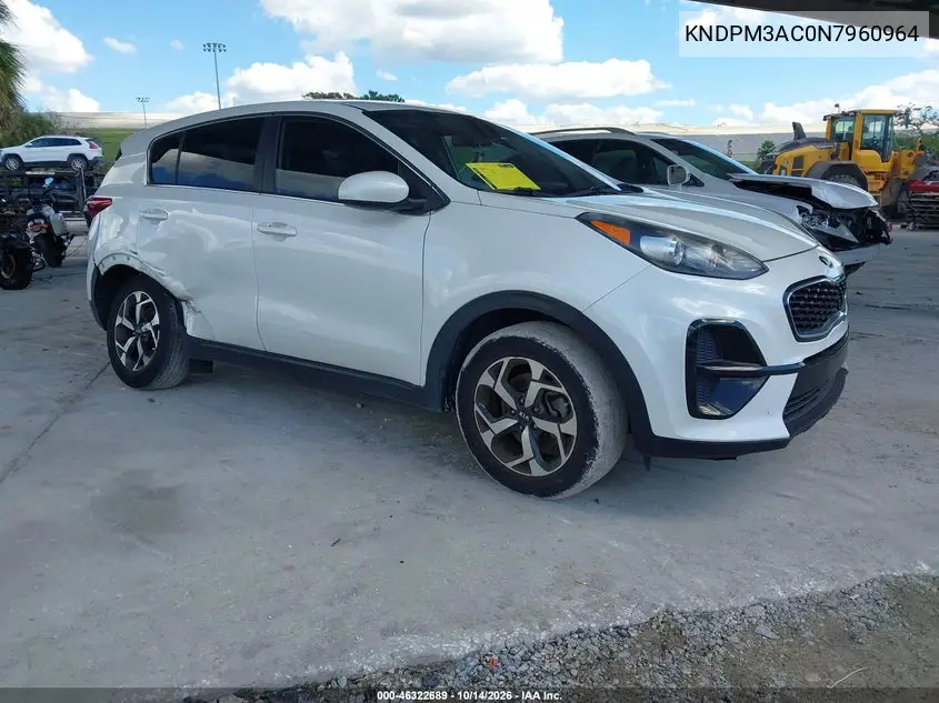KIA SPORTAGE 2022, VIN KNDPM3AC0N7960964